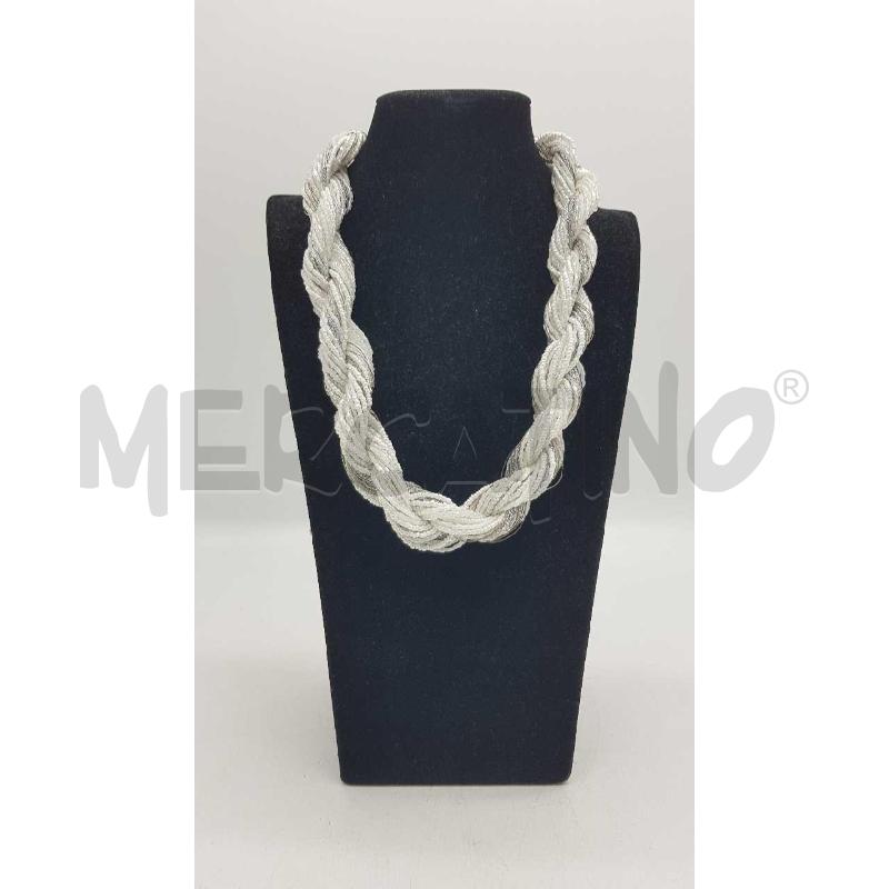 COLLANA DONNA OTTAVIANI TORCHON BIANCO GIROGOLA | Mercatino dell'Usato Putignano 1