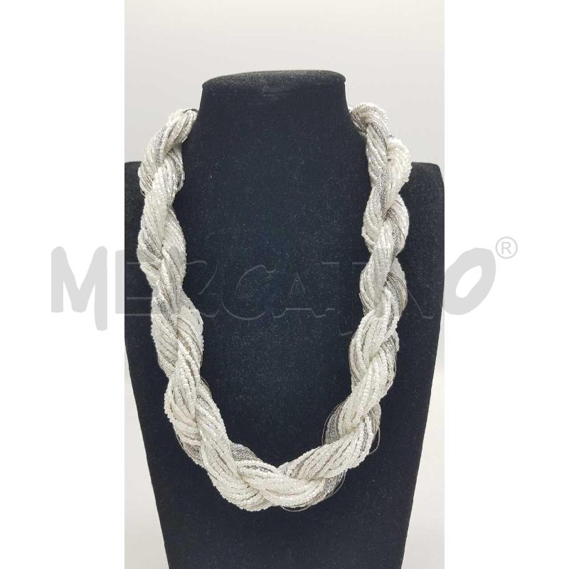 COLLANA DONNA OTTAVIANI TORCHON BIANCO GIROGOLA | Mercatino dell'Usato Putignano 2
