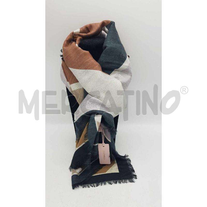 FOULARD COCCINELLE FASCE MARRONCINO NERO FANGO | Mercatino dell'Usato Putignano 1