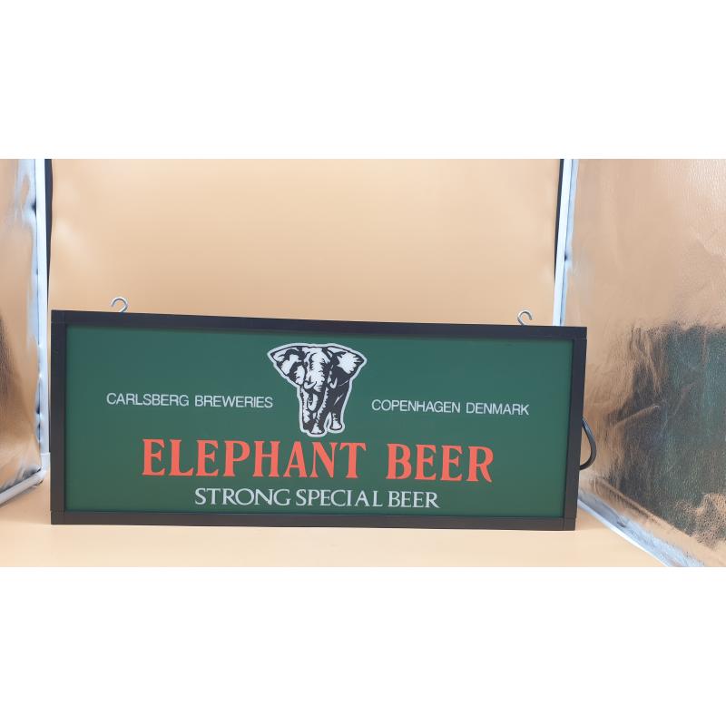 INSEGNA ELETTRICA ELEPHANT BEER COPENHAGEN VERDE | Mercatino dell'Usato Putignano 1