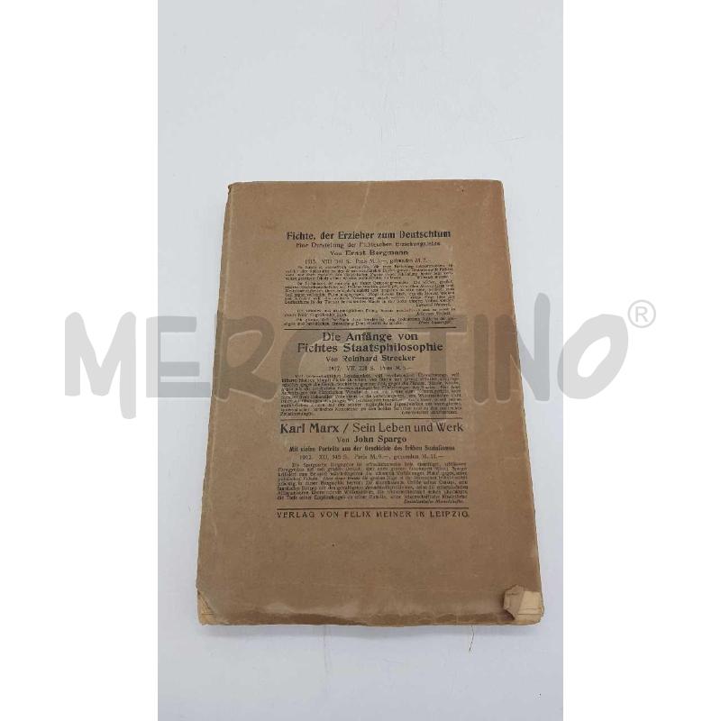 LIBRO ANTICO 1919 REDEN AN DIE DEUTSCHE NATION | Mercatino dell'Usato Putignano 2