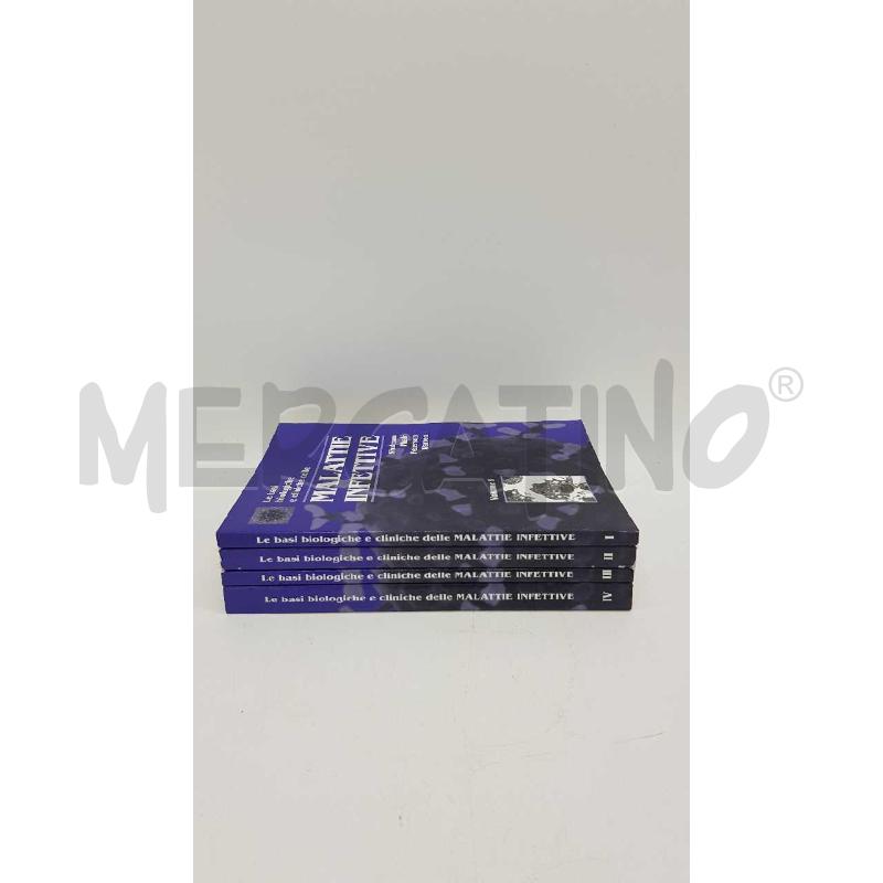 LIBRO LE BASI BIOLOGICHE E CLINICHE DELLE MALATTIE INFETTIVE I-II-III-IV  | Mercatino dell'Usato Putignano 2