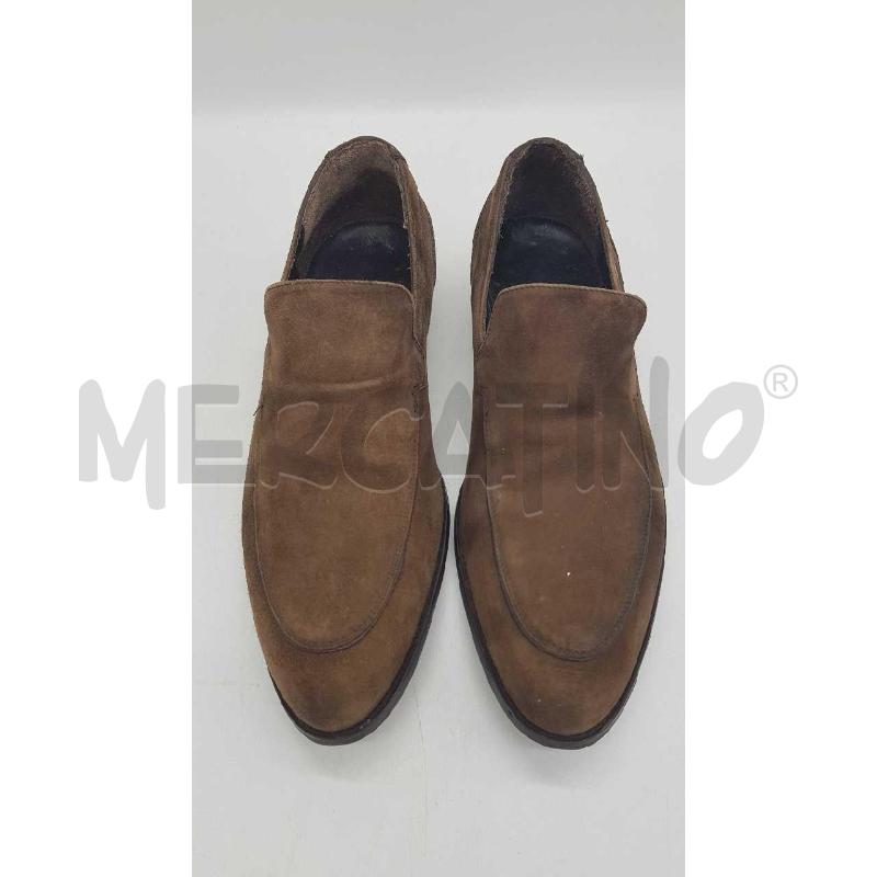 MOCASSINI U GIORGIO ARMANI CAMOSCIO MARRONE  | Mercatino dell'Usato Putignano 1