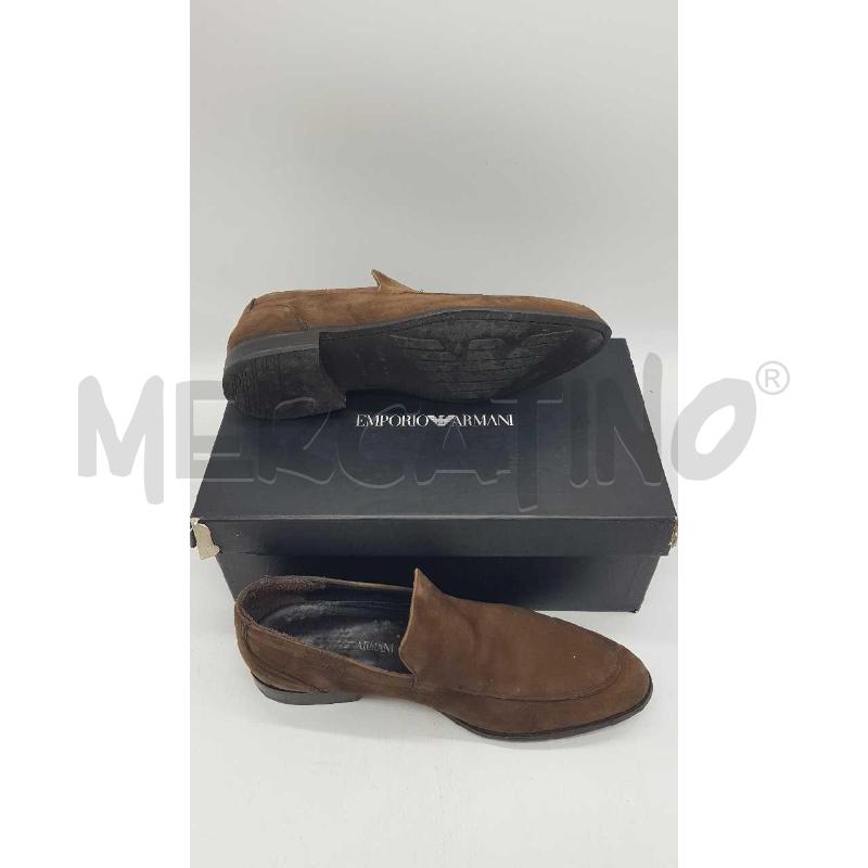 MOCASSINI U GIORGIO ARMANI CAMOSCIO MARRONE  | Mercatino dell'Usato Putignano 5
