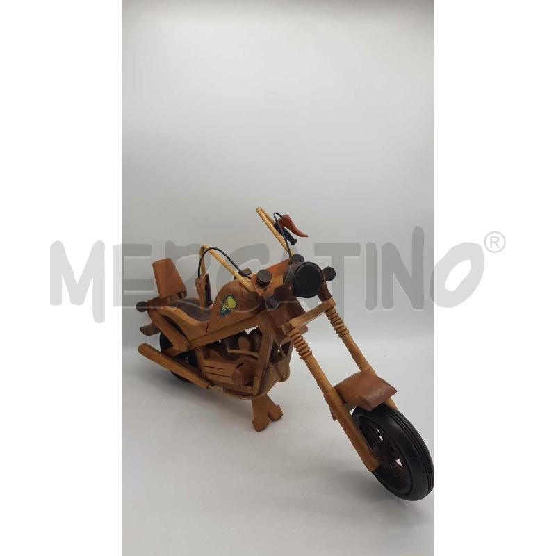 MOTOCICLETTA GRANDE IN LEGNO  | Mercatino dell'Usato Putignano 1