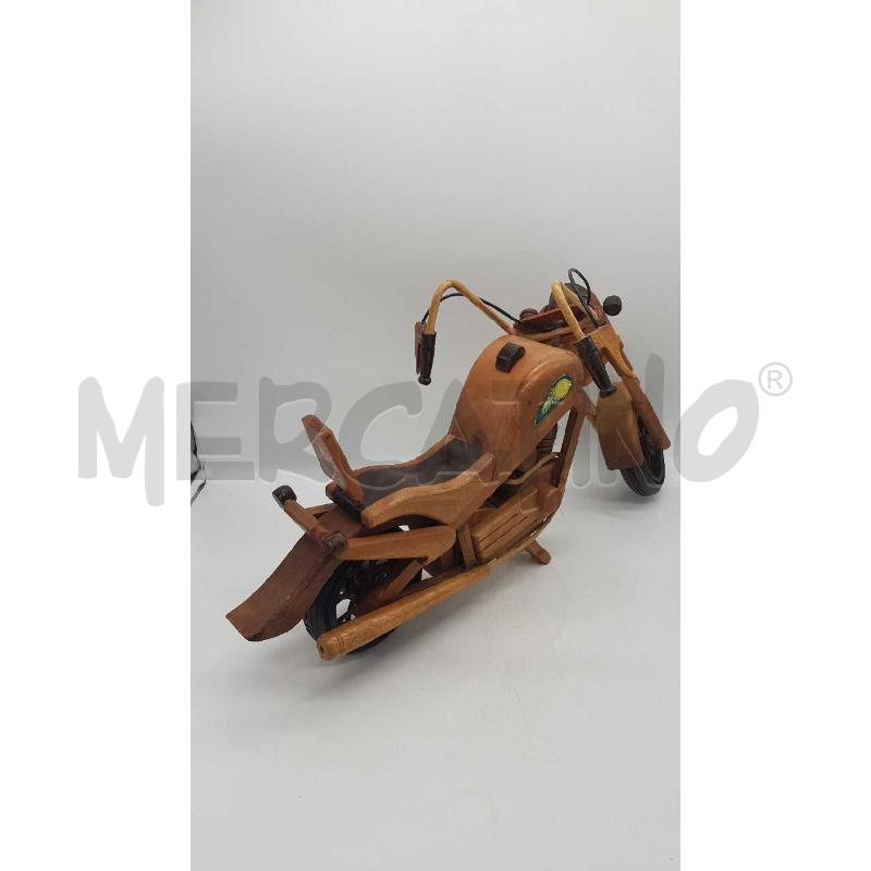 MOTOCICLETTA GRANDE IN LEGNO  | Mercatino dell'Usato Putignano 2