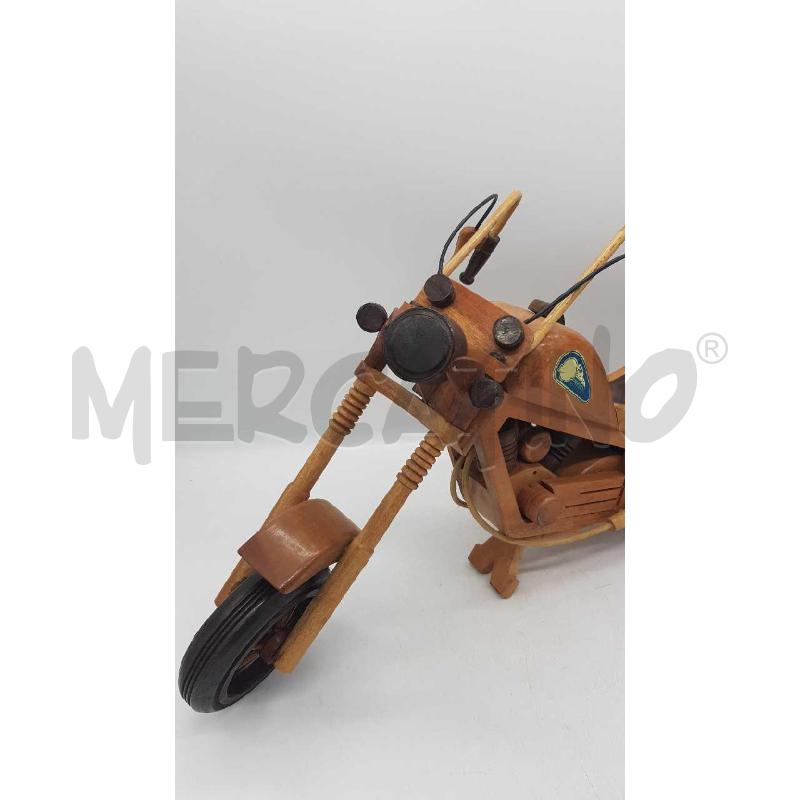 MOTOCICLETTA GRANDE IN LEGNO  | Mercatino dell'Usato Putignano 4