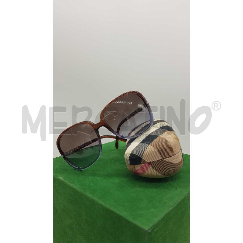 OCCHIALI DONNA DA SOLE BURBERRY MARRONE VIOLA+FODERO | Mercatino dell'Usato Putignano 4