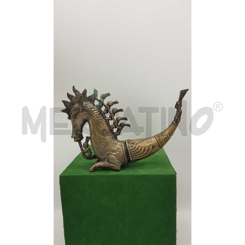 STATUA IN BRONZO E OTTONE NAGA MORSARANG | Mercatino dell'Usato Putignano 2