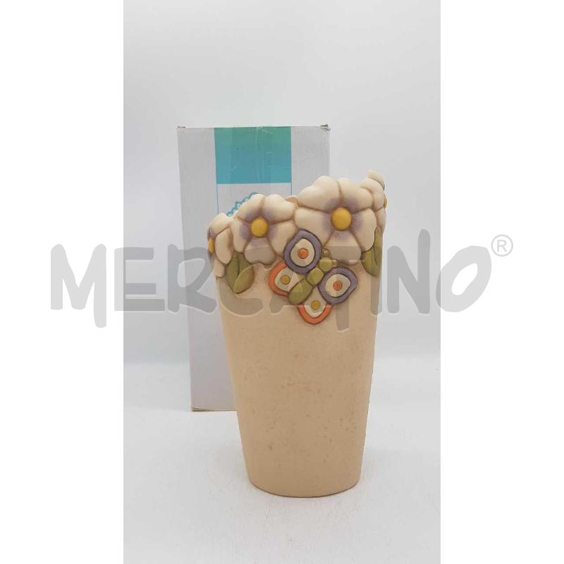 VASO THUN PANNA H 30CM BORDO FIORI FOGLIE VERDI | Mercatino dell'Usato Putignano 1