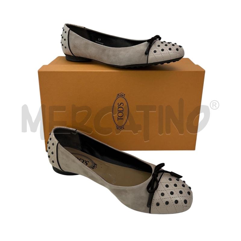 BALLERINA TOD'S BEIGE PROFILO MARRONE | Mercatino dell'Usato Molfetta 2