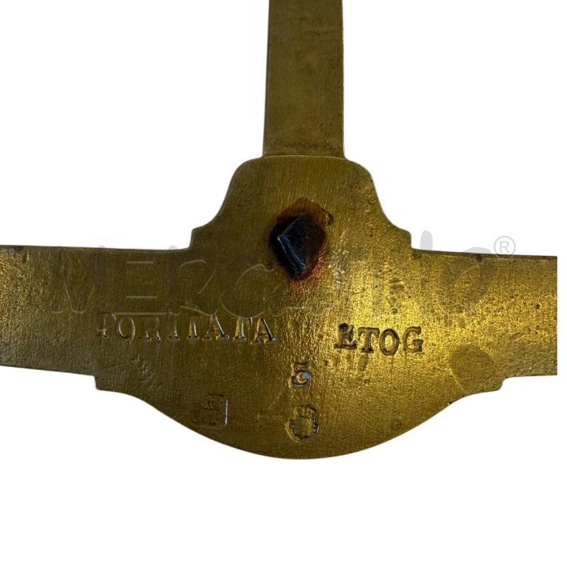 BILANCIA D'EPOCA FERRO ASTA OTTONE BASE TONDA  | Mercatino dell'Usato Molfetta 3