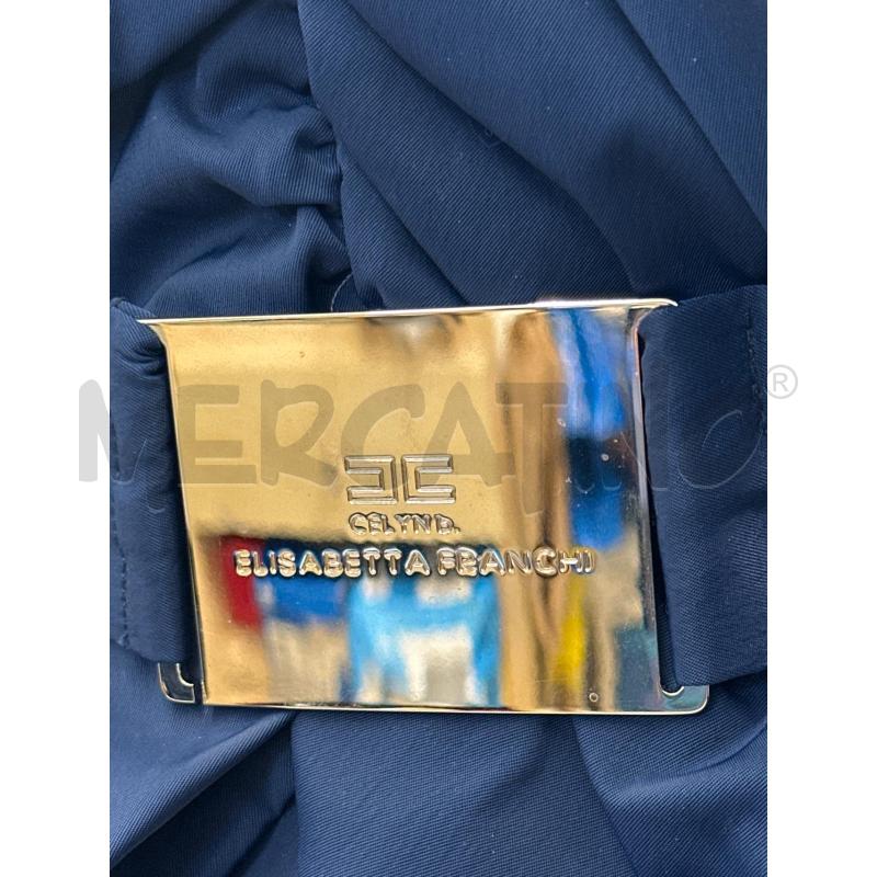 BLUSA DONNA ELISABETTA FRANCHI BLU CINTURA E ROCHES | Mercatino dell'Usato Molfetta 2