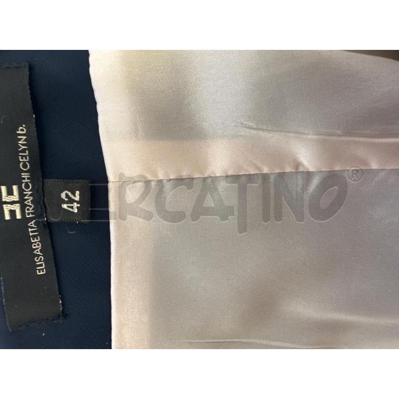 BLUSA DONNA ELISABETTA FRANCHI BLU CINTURA E ROCHES | Mercatino dell'Usato Molfetta 4