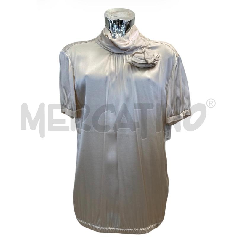 BLUSA DONNA MAURO GRIFONI PANNA COLLO ALTI | Mercatino dell'Usato Molfetta 1