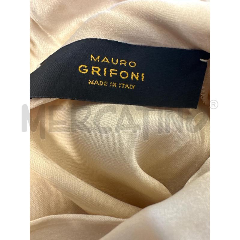 BLUSA DONNA MAURO GRIFONI PANNA COLLO ALTI | Mercatino dell'Usato Molfetta 4