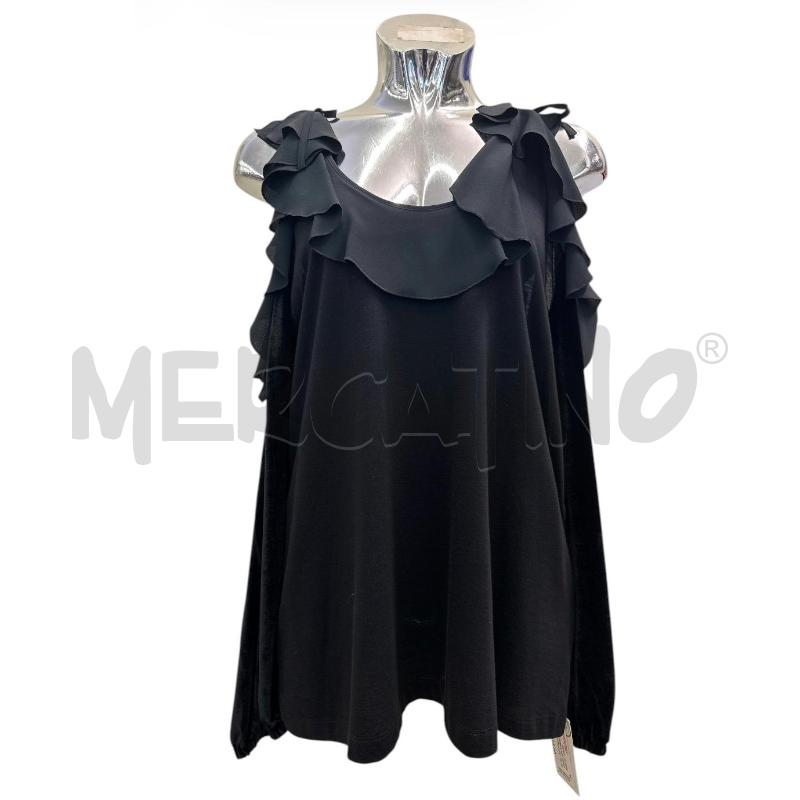 BLUSA DONNA N.21 NERO MANICHE VELLUTO | Mercatino dell'Usato Molfetta 1