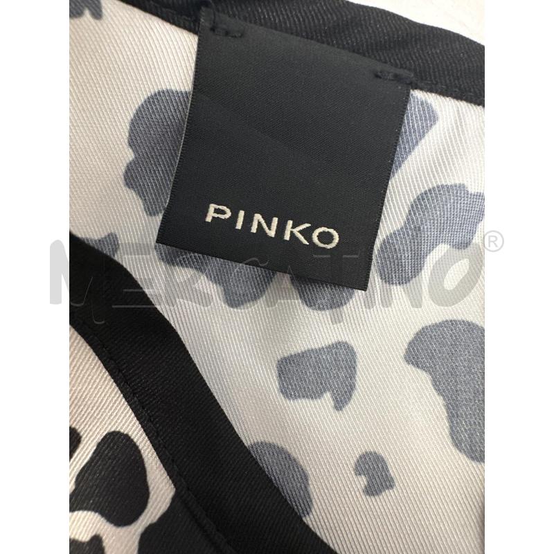 BLUSA DONNA PINKO BIANCO NERO  | Mercatino dell'Usato Molfetta 4