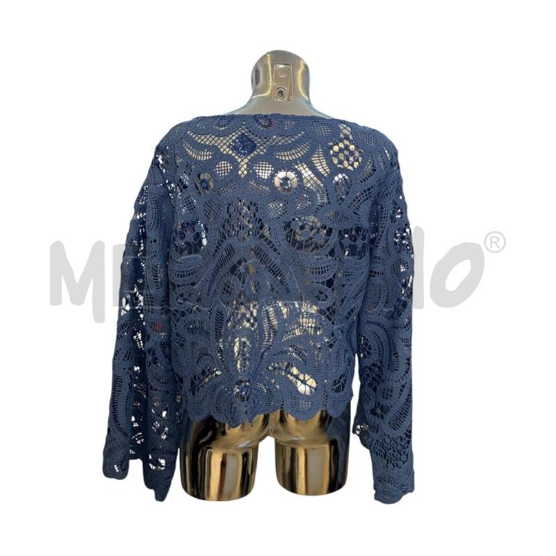 BLUSA DONNA TWIN FANTASY BLUETTE PAILETTE TRAFORATO | Mercatino dell'Usato Molfetta 2