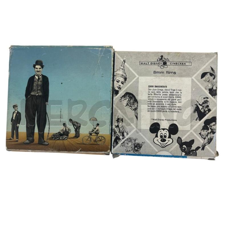 BOBINE 2PZ FILM SUPER 8 ZORRO+CHARLOT POMPIERE | Mercatino dell'Usato Molfetta 2