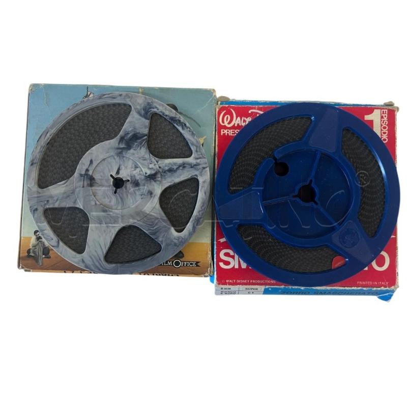 BOBINE 2PZ FILM SUPER 8 ZORRO+CHARLOT POMPIERE | Mercatino dell'Usato Molfetta 3