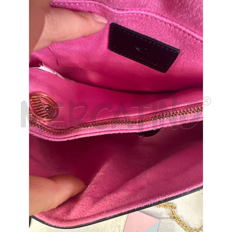 BORSA DONNA CHIARA FERRAGNI NERO DOPPIA CATENA | Mercatino dell'Usato Molfetta 3