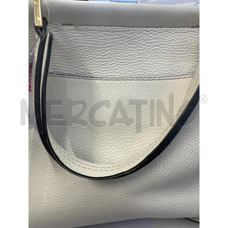 BORSA DONNA GIANNI CHIARINI BIANCO FIORI ROSSI | Mercatino dell'Usato Molfetta 2