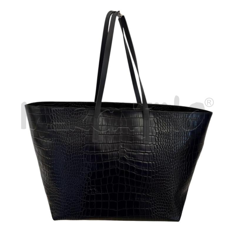 BORSA DONNA GIUSEPPE ZANOTTI TATE BAG  NERO STAMPA COCCO | Mercatino dell'Usato Molfetta 3