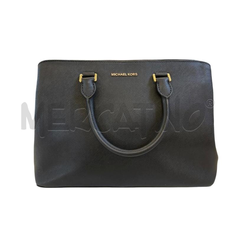 BORSA DONNA MICHAEL KORS NERO CERNIERA DORATA | Mercatino dell'Usato Molfetta 1