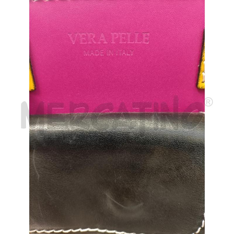 BORSA DONNA PELLE MULTICOLOR | Mercatino dell'Usato Molfetta 2