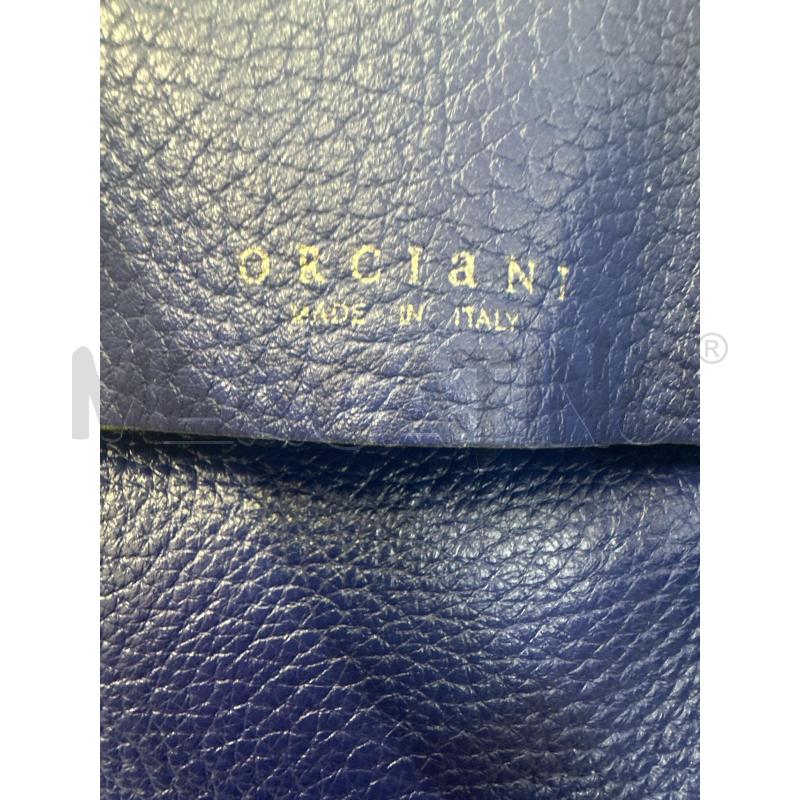 BORSA PELLE ORCIANI BLU SHOPPING | Mercatino dell'Usato Molfetta 2