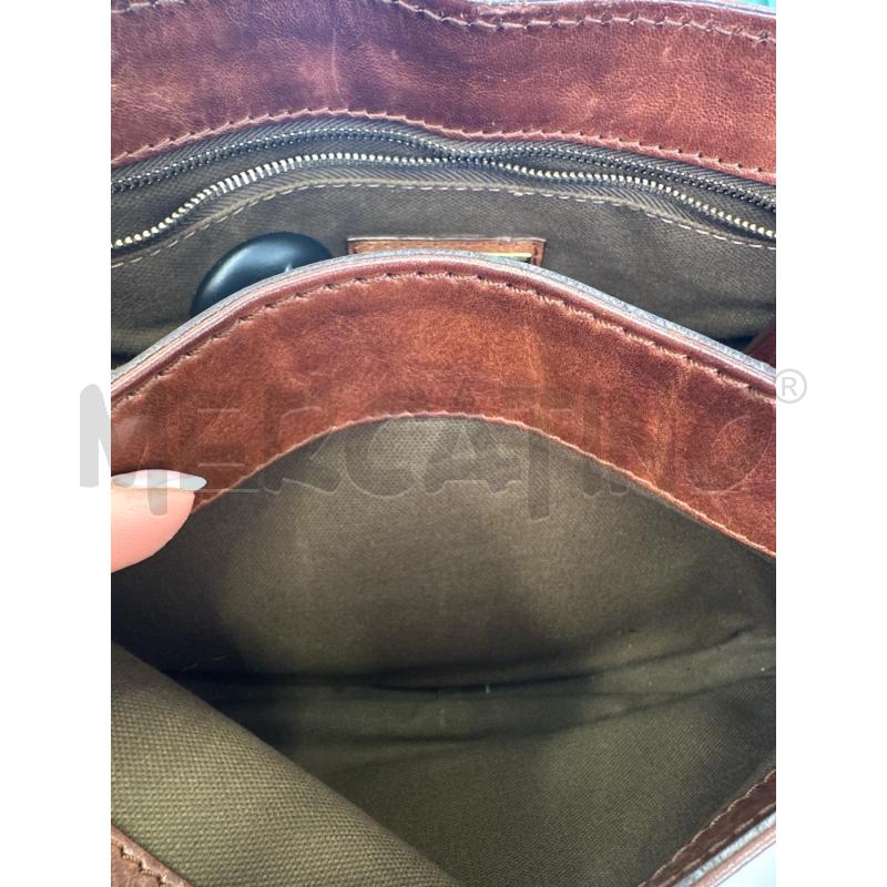 BORSA PELLE THE BRIDGE MARRONE | Mercatino dell'Usato Molfetta 4