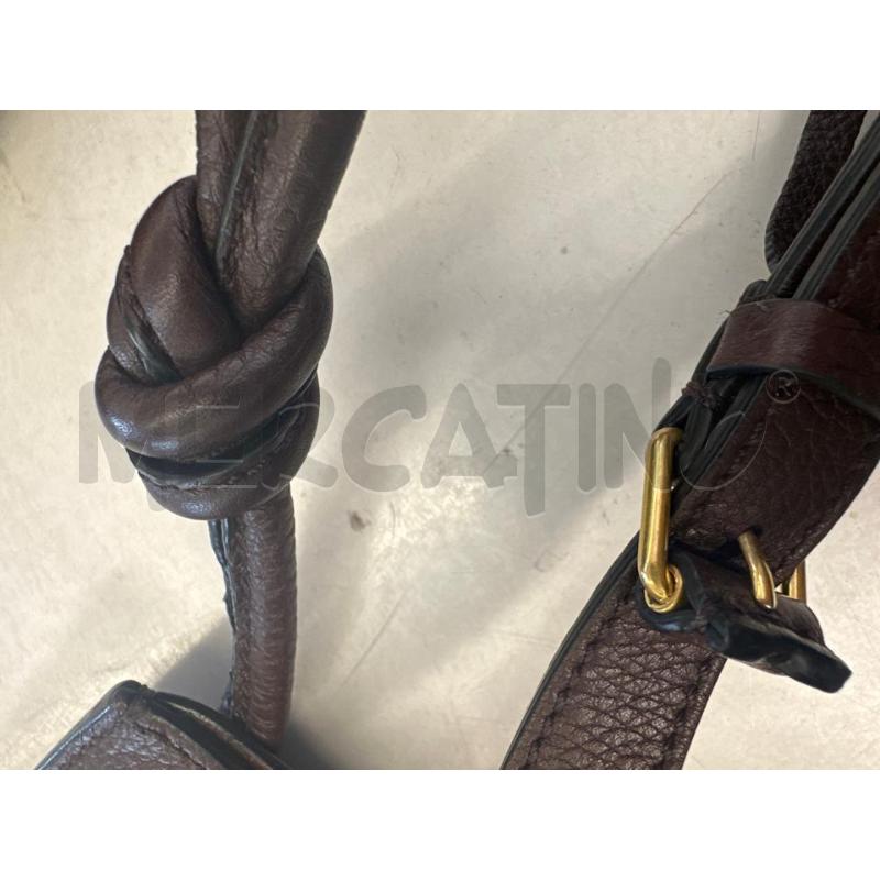BORSA PELLE VALENTINO GARAVANI MARRONE | Mercatino dell'Usato Molfetta 5