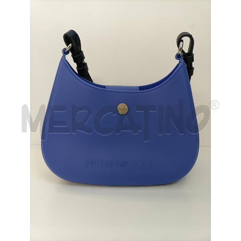 BORSETTA DONNA EMPORIO ARMANI BLU ELETTRICO | Mercatino dell'Usato Molfetta 1