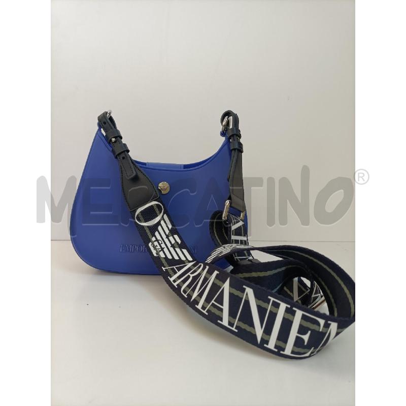 BORSETTA DONNA EMPORIO ARMANI BLU ELETTRICO | Mercatino dell'Usato Molfetta 2
