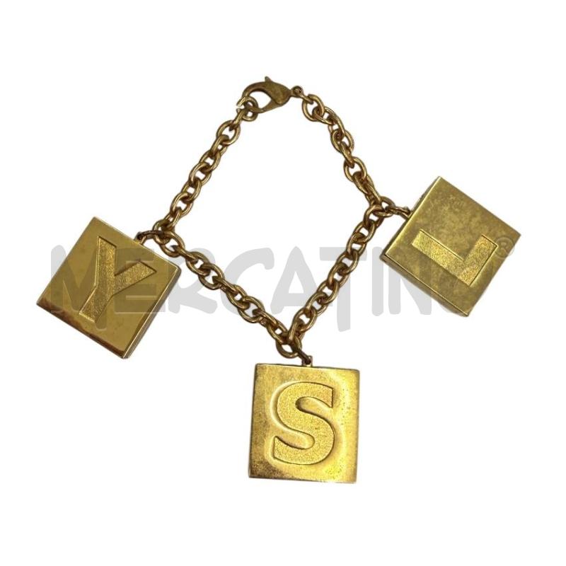 BRACCIALE YSL DORATO PORTATRUCCHI | Mercatino dell'Usato Molfetta 1