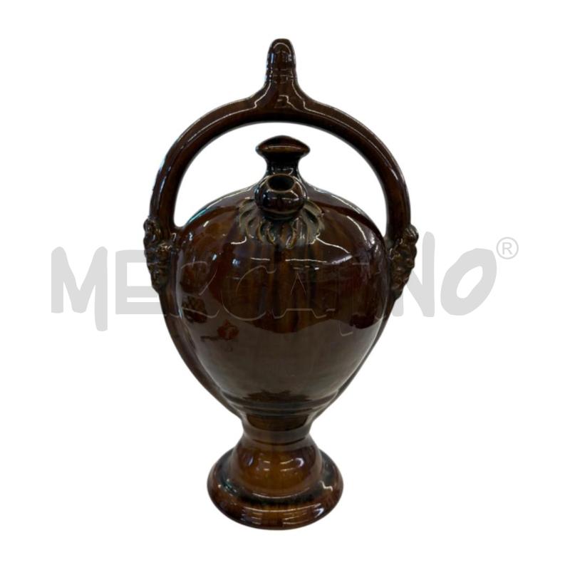 BROCCA MUMMARELLA NAPOLETANA CERAMICA MARRONE LUCIDA  | Mercatino dell'Usato Molfetta 1