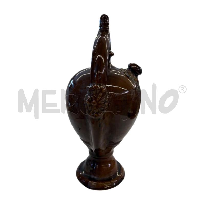BROCCA MUMMARELLA NAPOLETANA CERAMICA MARRONE LUCIDA  | Mercatino dell'Usato Molfetta 3