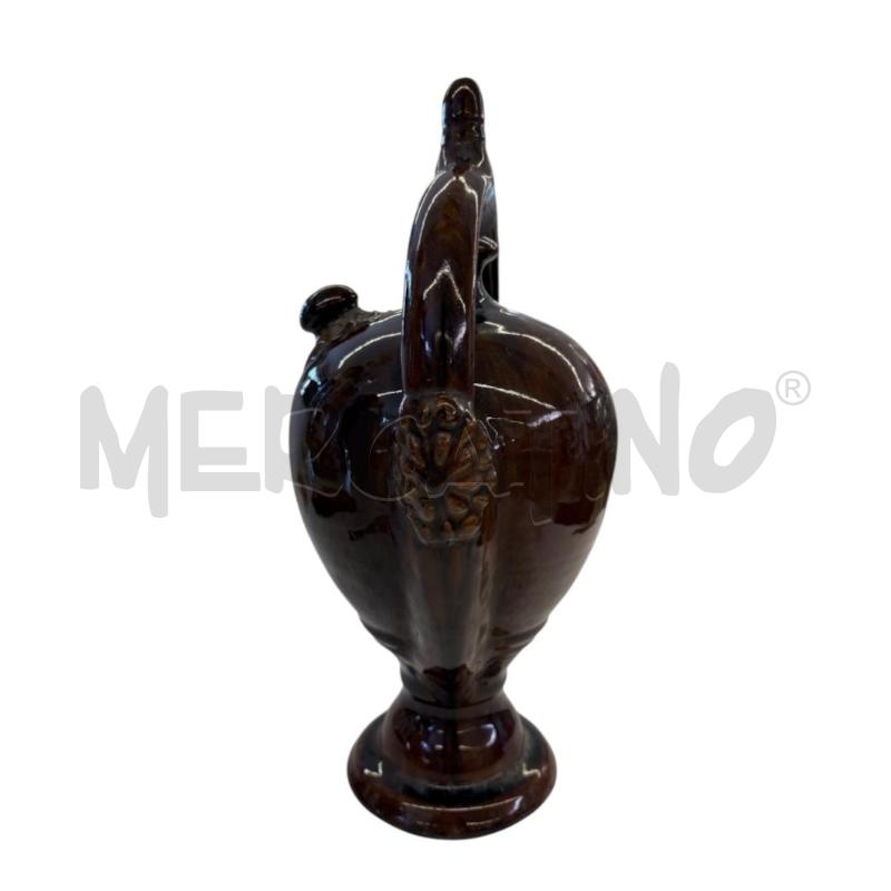 BROCCA MUMMARELLA NAPOLETANA CERAMICA MARRONE LUCIDA  | Mercatino dell'Usato Molfetta 4
