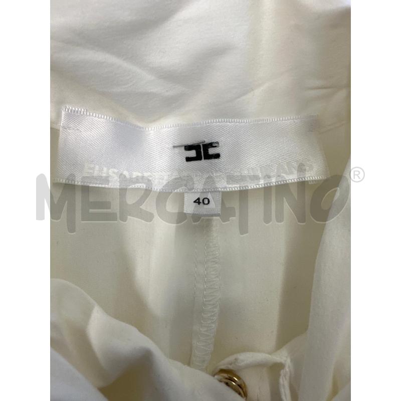 CAMICIA/BODY  DONNA ELISABETTA FRANCHI BIANCO | Mercatino dell'Usato Molfetta 5