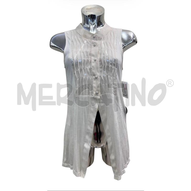 CAMICIA DONNA ATOS LOMBARDINI PANNA COTNE E SETA | Mercatino dell'Usato Molfetta 1