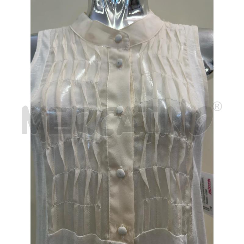 CAMICIA DONNA ATOS LOMBARDINI PANNA COTNE E SETA | Mercatino dell'Usato Molfetta 2