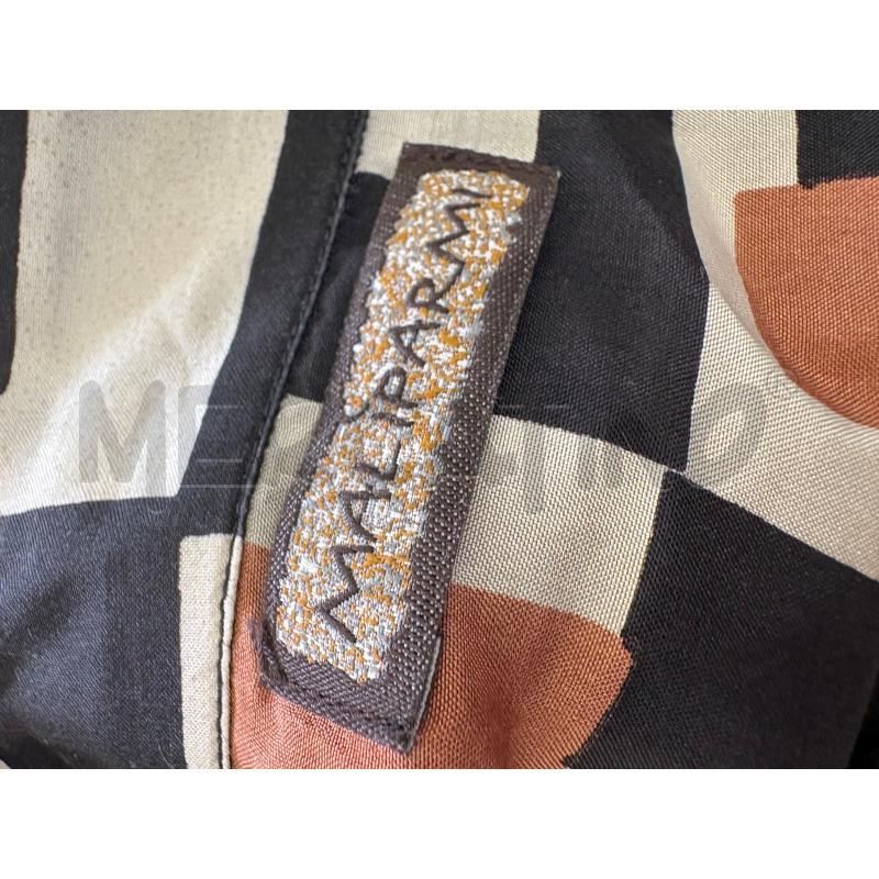 CAMICIA DONNA MALIPARMI FANTASIA NERO PANNA MARRONE  | Mercatino dell'Usato Molfetta 3