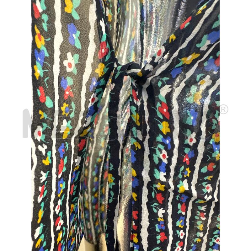 CAMICIA DONNA MAX MARA NERO FIORI ROSSO CELESTE GIALLO | Mercatino dell'Usato Molfetta 3
