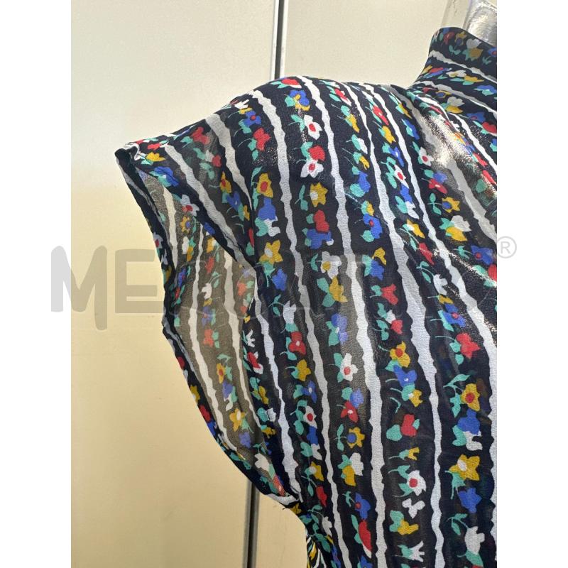CAMICIA DONNA MAX MARA NERO FIORI ROSSO CELESTE GIALLO | Mercatino dell'Usato Molfetta 4