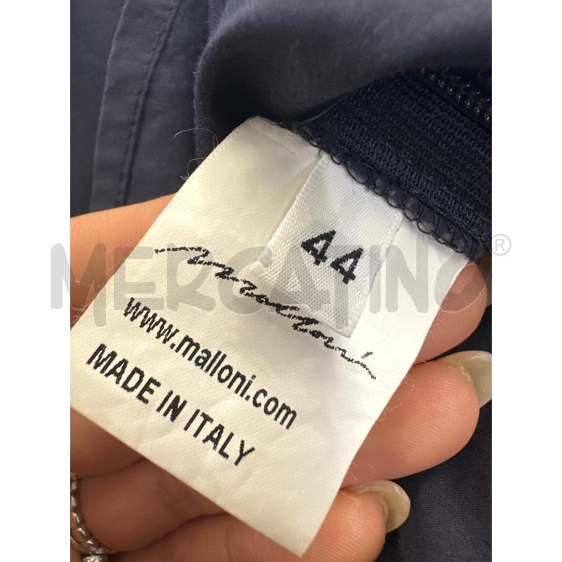 CAMICIA DONNA MOLLONI BLU PLISSE COLLO PIEGHE | Mercatino dell'Usato Molfetta 4