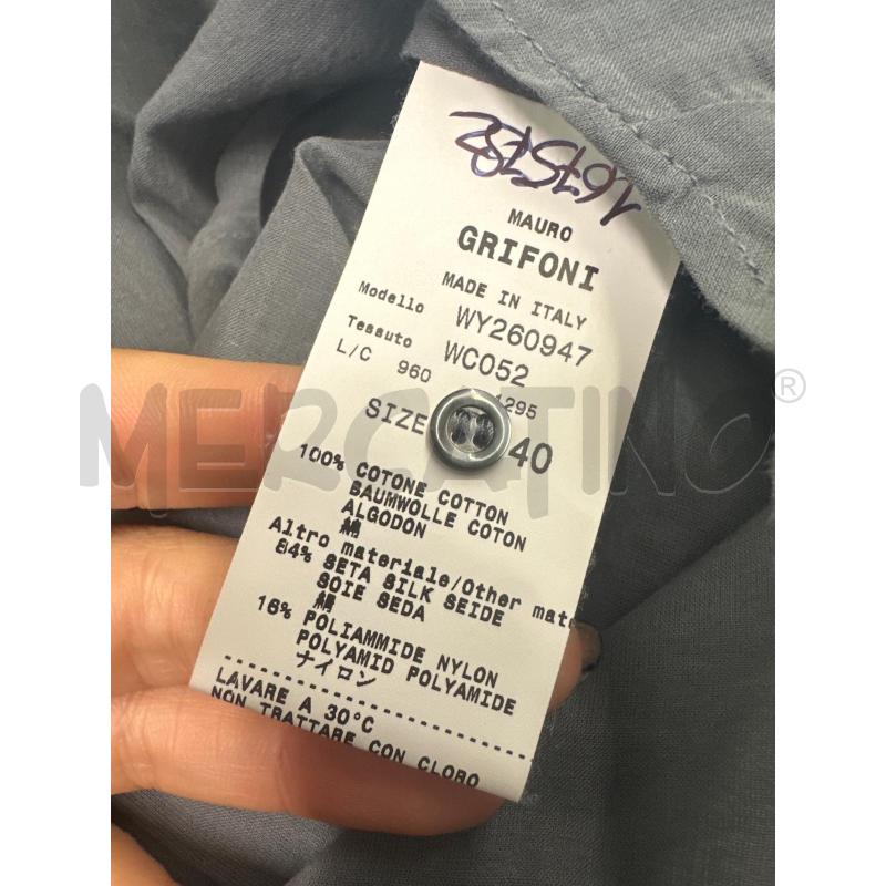 CAMICIA DONNA OTTOD'AME VERDE PROFILO VELO BEIGE | Mercatino dell'Usato Molfetta 5