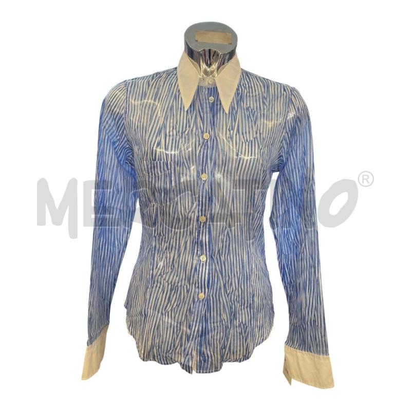 CAMICIA DONNA PAUL SMITH MEN ONLY BIANCO CELESTE  | Mercatino dell'Usato Molfetta 1