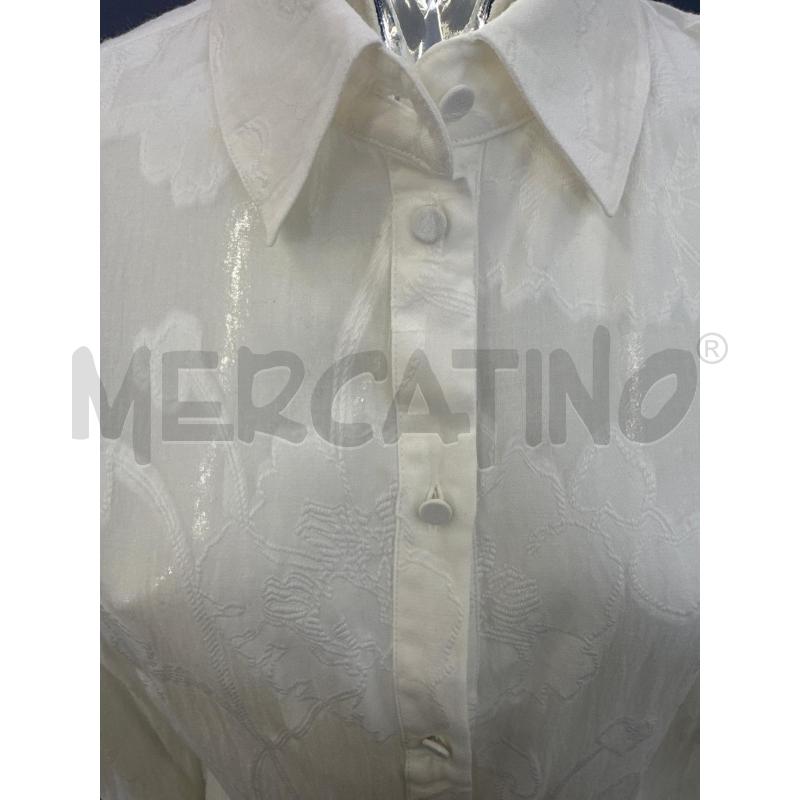 CAMICIA DONNA VALENTINO BIANCO FIORI | Mercatino dell'Usato Molfetta 2