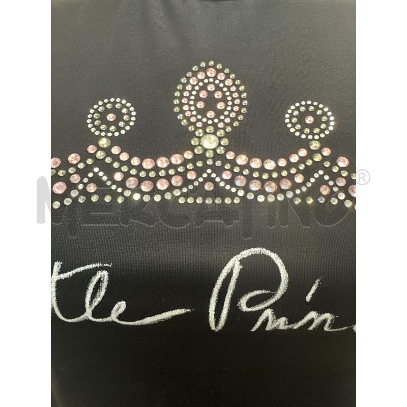 CANOTTA DONNA BLUGIRL JEANS NERO FASCIA STRASS  ROSA E BIACHI | Mercatino dell'Usato Molfetta 2